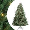 vidaXL Künstlicher klappbarer Weihnachtsbaum mit 300 LEDs Grün 270 cm