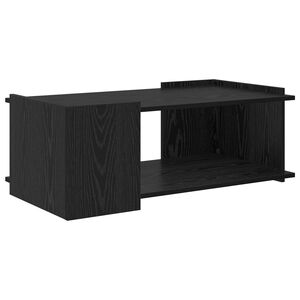 vidaXL Couchtisch Schwarze Eiche 90 x 50 x 33 cm Holzwerkstoff