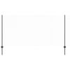 vidaXL Zaun und Pfosten Grau 1,2 x 100 m Stahl