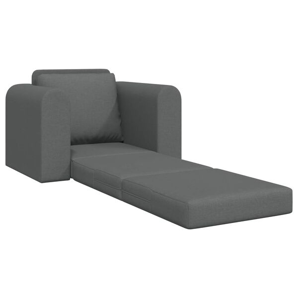 vidaXL Schlafsofa Dunkelgrau 98 x 71 x 83 cm Stoff