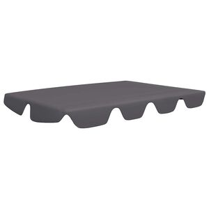 vidaXL Ersatzdach f&uuml;r Hollywoodschaukel Anthrazit 150/130x105/70 cm