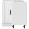vidaXL Küchen-Eckunterschrank Lucca Weiß Holzwerkstoff