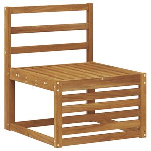 vidaXL Outdoor Mittelsofa Massivholz Akazie Natur 59 x 63 x 73 cm