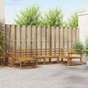 vidaXL Outdoor-Sofagarnitur 6 pcs Natur Massivholz Akazie