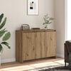 vidaXL Sideboard Artisan-Eiche 102x33x75 cm Holzwerkstoff