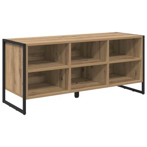 vidaXL Schuhschrank 100 x 35 x 44 cm Holzwerkstoff Kunsthandwerk Eiche