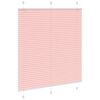 vidaXL Plissee Rosa 115x150 cm Stoffbreite 114,4 cm Polyester