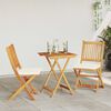 vidaXL Garten Bistro Set 3 pcs Braun Massivholz Akazie