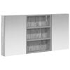 vidaXL Badezimmerschrank-Set 3 pcs 100 x 10,5 x 50 cm Holzwerkstoff