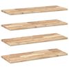 vidaXL Schweberegale 4 Stk. 100x30x2 cm Massivholz Akazie Unbehandelt