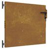 vidaXL Gartentor 85x100 cm Cortenstahl Baum-Design