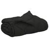 vidaXL Sommerdecke 220 x 260 cm Sommer 200 gsm Schwarz