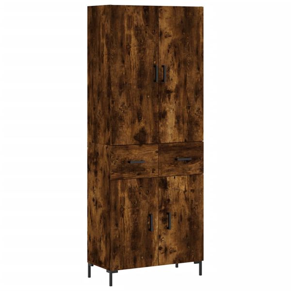 vidaXL Highboard R&auml;uchereiche 69,5x34x180 cm Holzwerkstoff