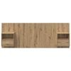 vidaXL Kopfteil mit Schrank 3 pcs Artisan-Eiche Holzwerkstoff