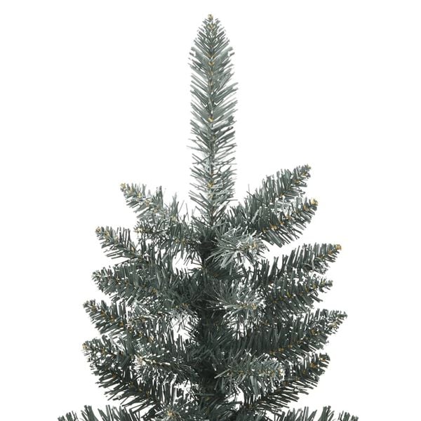 vidaXL Künstlicher Weihnachtsbaum mit Ständer Schlank Grün 210 cm PVC