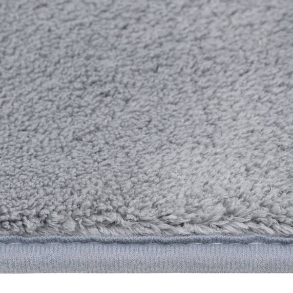 vidaXL Hochflor-Teppich Grau 230x160 cm