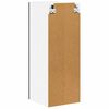 vidaXL H&auml;ngeschrank 2 pcs Schwarze Eiche und Wei&szlig; 30 x 31 x 80 cm