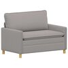 vidaXL Sofa Hellgrau 126 x 81 x 87,5 cm Stoff