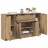 vidaXL Sideboard mit Schubladen 3 pcs Artisan-Eiche Holzwerkstoff