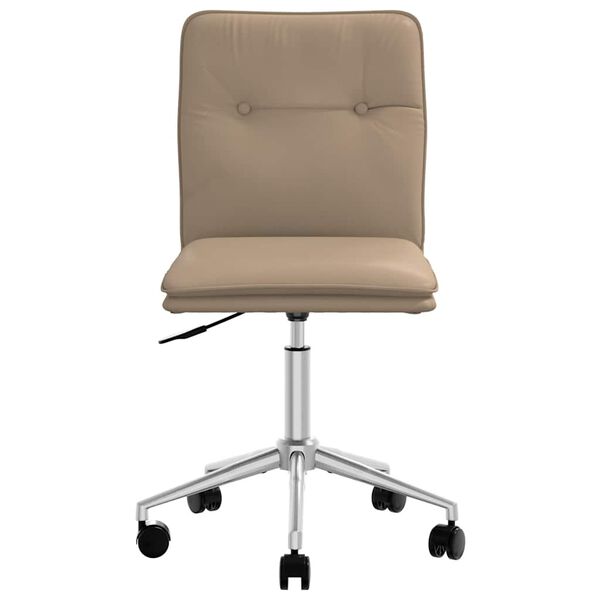 vidaXL Esszimmerstuhl Cappuccino Kunstleder