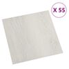 vidaXL Bodenplanken 55 pcs Beige 5,11 m&sup2; PVC