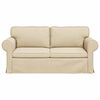 vidaXL Sofa Creme Gesamtabmessungen: 175 x 82 x 80 cm (B x T x H) Samt