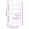 vidaXL B&uuml;cherregal Altholz 60 x 35 x 180 cm Holzwerkstoff