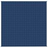 vidaXL Gewichtsdecke Blau 200x200 cm 13 kg Stoff