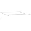vidaXL Manual Awning Frame 3 x 2,5 m Wei&szlig; Powder-Coated Aluminium