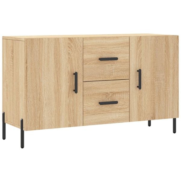 vidaXL Sideboard Sonoma-Eiche 100x36x60 cm Holzwerkstoff