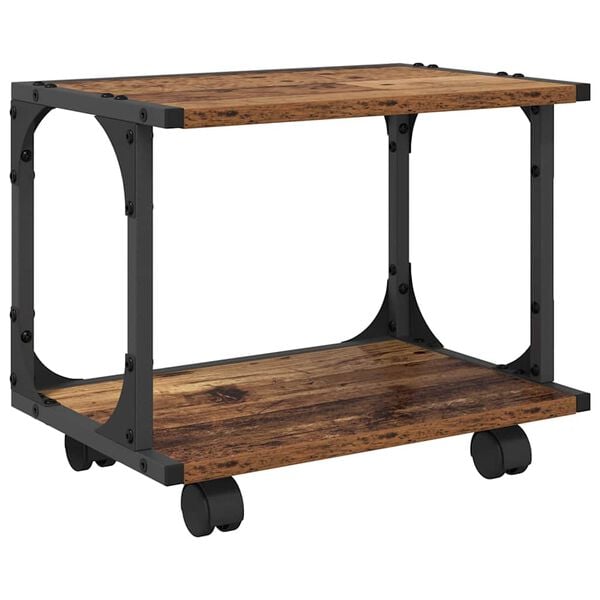 vidaXL Druckerst&auml;nder Altholz 41 x 28 x 33,5 cm Holzwerkstoff