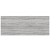 vidaXL Wandregale 4 Stk. Grau Sonoma 100x40x1,5 cm Holzwerkstoff