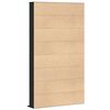 vidaXL CD Regal Schwarz Eichen-Optik 101 x 23 x 177,5 cm Holzwerkstoff