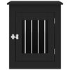 vidaXL Hundek&auml;fig im M&ouml;belstil Schwarz 55x75x65 cm Holzwerkstoff