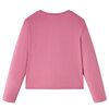 Kinder-Langarmshirt Himbeerrosa 140