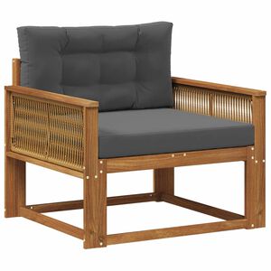 vidaXL Outdoor Mittelsofa Natur