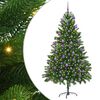 vidaXL Weihnachtsbaum mit 300 LEDs mit St&auml;nder Gr&uuml;n 180 cm PE