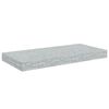vidaXL Schweberegale 4 Stk. Betongrau 50x23x3,8 cm MDF