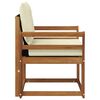 vidaXL Outdoor-Sofagarnitur Massives Akazienholz und Textilene