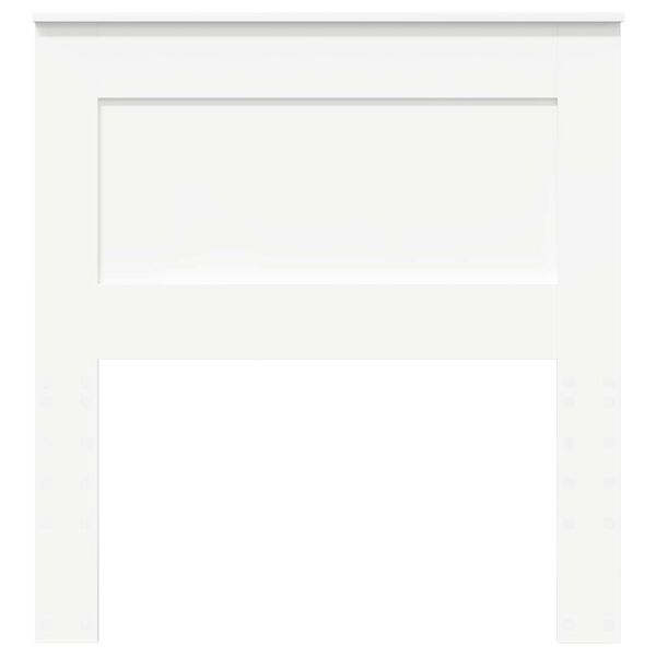 vidaXL Kopfteil mit Kopfteil Wei&szlig; 75 cm Holzwerkstoff