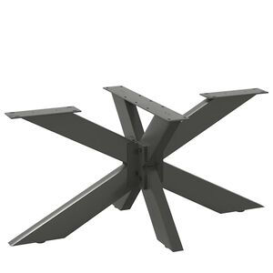 vidaXL Couchtischbein in Spinnenform Anthrazit 98x58x(42-43) cm Stahl