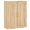 vidaXL Highboard Sonoma-Eiche 69,5x34x180 cm Holzwerkstoff