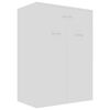 vidaXL Schuhschrank Weiß 60×35×84 cm Holzwerkstoff