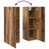 vidaXL TV-Schrankset Wandmontiert 5 pcs Altholz Holzwerkstoff