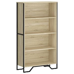 vidaXL B&uuml;cherregal Sonoma-Eiche 80x31x137,5 cm Holzwerkstoff