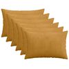 vidaXL Kissenbezug 6 pcs HEERLEN Gelb 40 x 60 cm Cord
