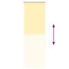 vidaXL Verdunkelungsrollo Gelb 55x150 cm Stoffbreite 50,7 cm Polyester