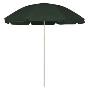 vidaXL Strandschirm Gr&uuml;n 240 cm