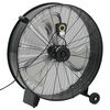 vidaXL Trommelventilator Industriell 77 cm 187,7 W Schwarz