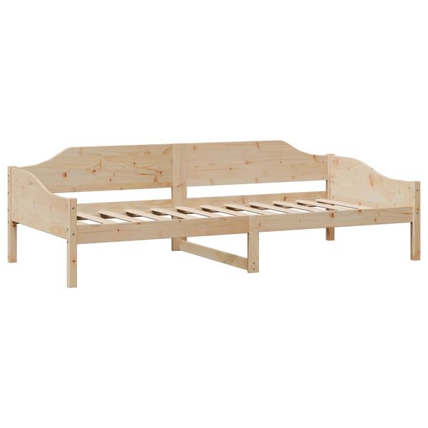 vidaXL Massivholzbett ohne Matratze 90x190 cm Kiefernholz